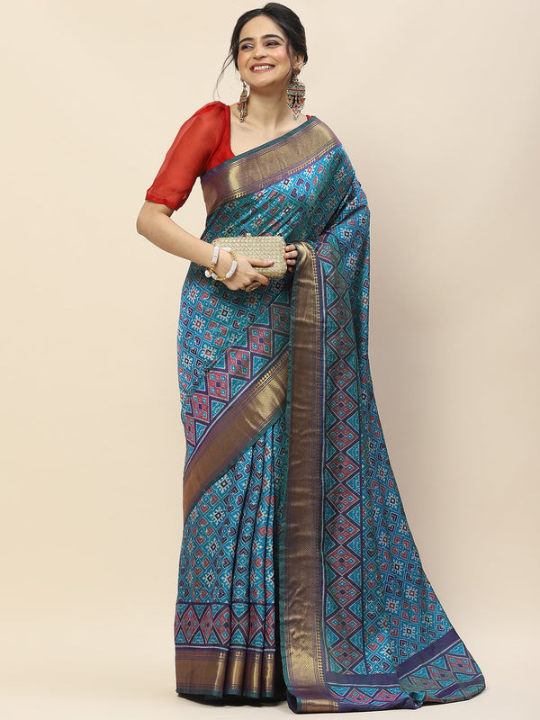 Patola Printed Handloom Saree