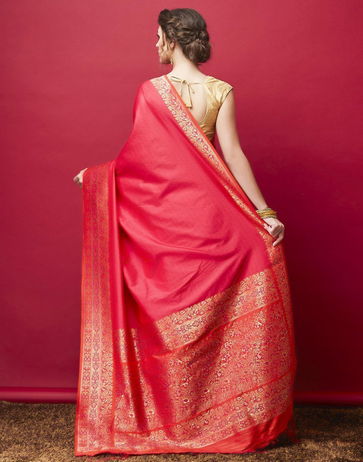 MBZ Meena Bazaar-Rani Banarasi Woven Saree