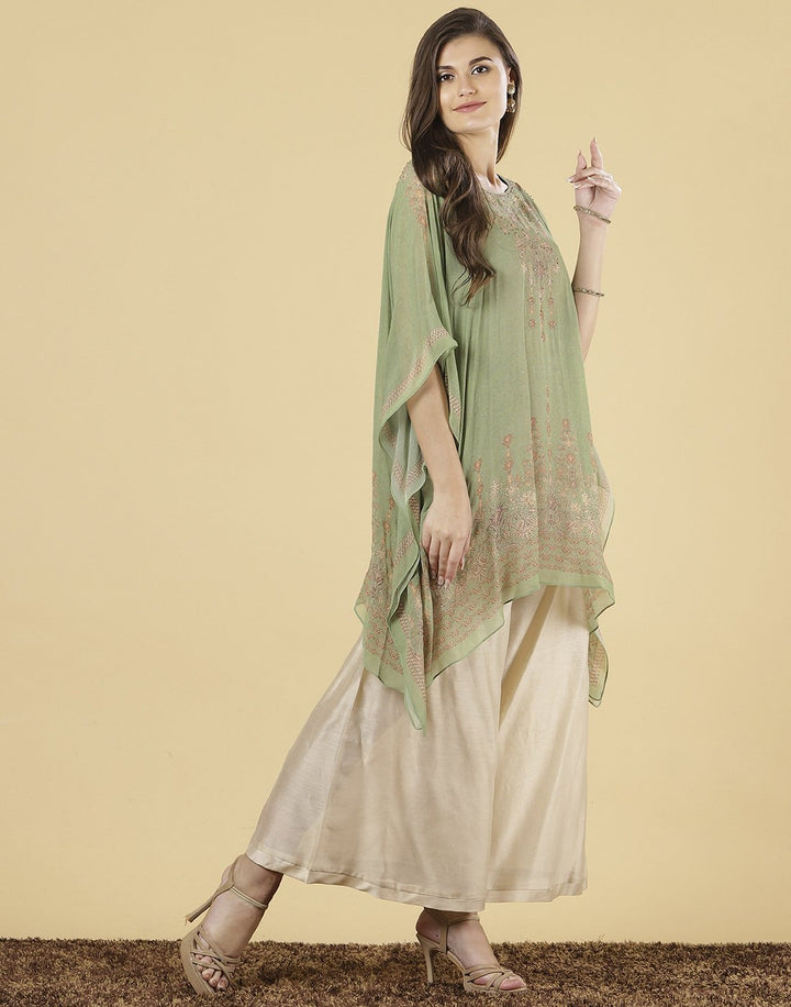 MBZ Meena Bazaar-Georgette Printed Kurti