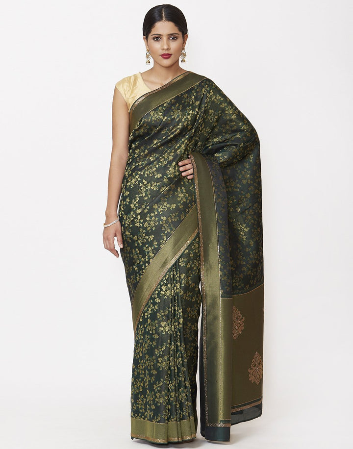 MBZ Meena Bazaar-Banarasi Woven Saree