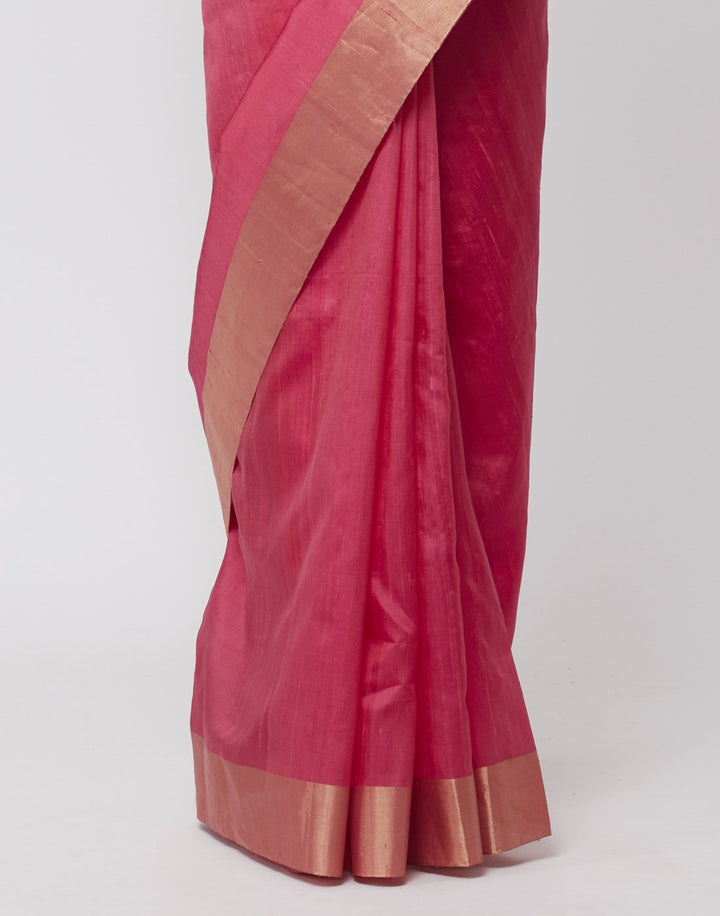 MBZ Meena Bazaar-Green Handloom Woven Saree