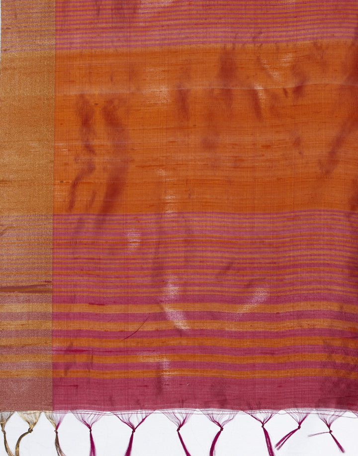 MBZ Meena Bazaar-Green Handloom Woven Saree