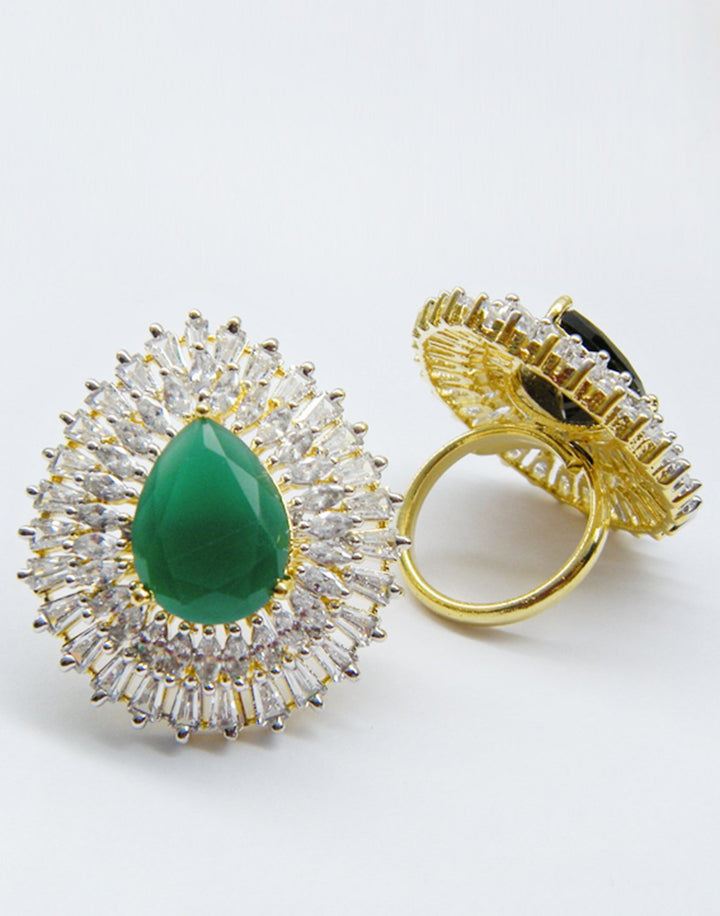 MBZ Meena Bazaar-Beautiful Gold Plated Ring