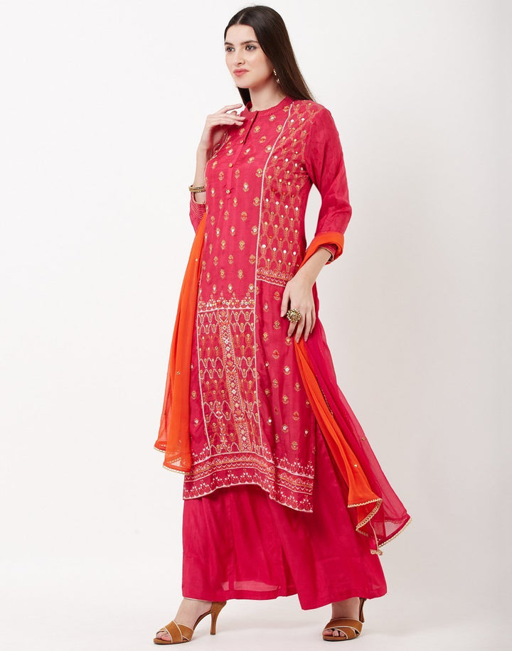 MBZ Meena Bazaar-Rani Cotton Salwar Kameez
