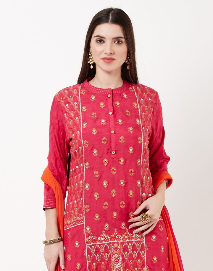 MBZ Meena Bazaar-Rani Cotton Salwar Kameez