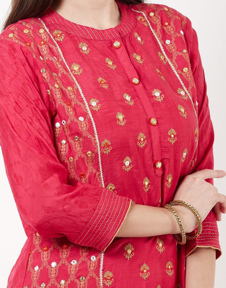 MBZ Meena Bazaar-Rani Cotton Salwar Kameez