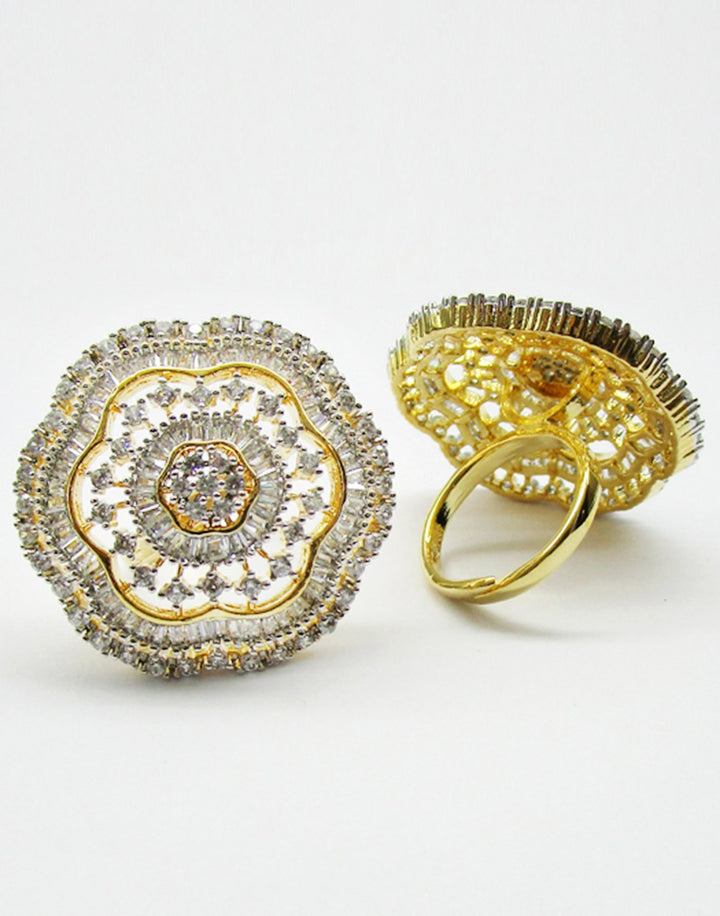 MBZ Meena Bazaar-Beautiful Gold Plated Ring