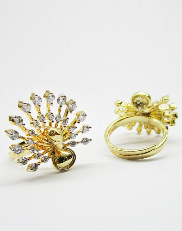 MBZ Meena Bazaar-Beautiful Gold Plated Ring