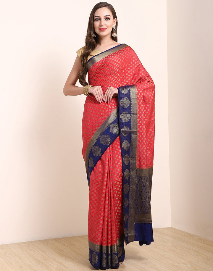 MBZ Meena Bazaar-Rani Art Handloom Saree