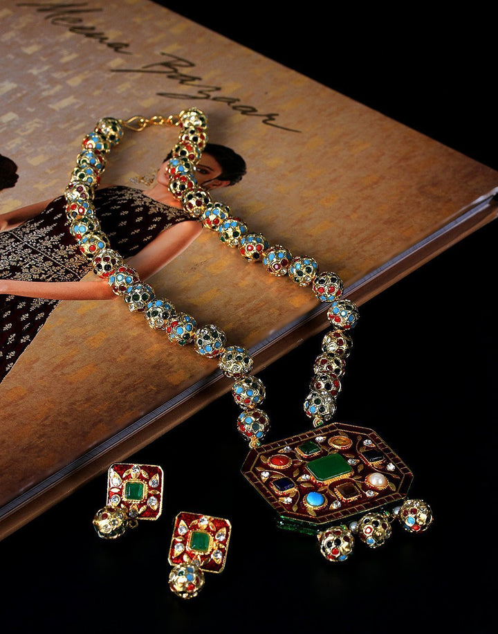 MBZ Meena Bazaar-Meena Bazaar Necklace Set