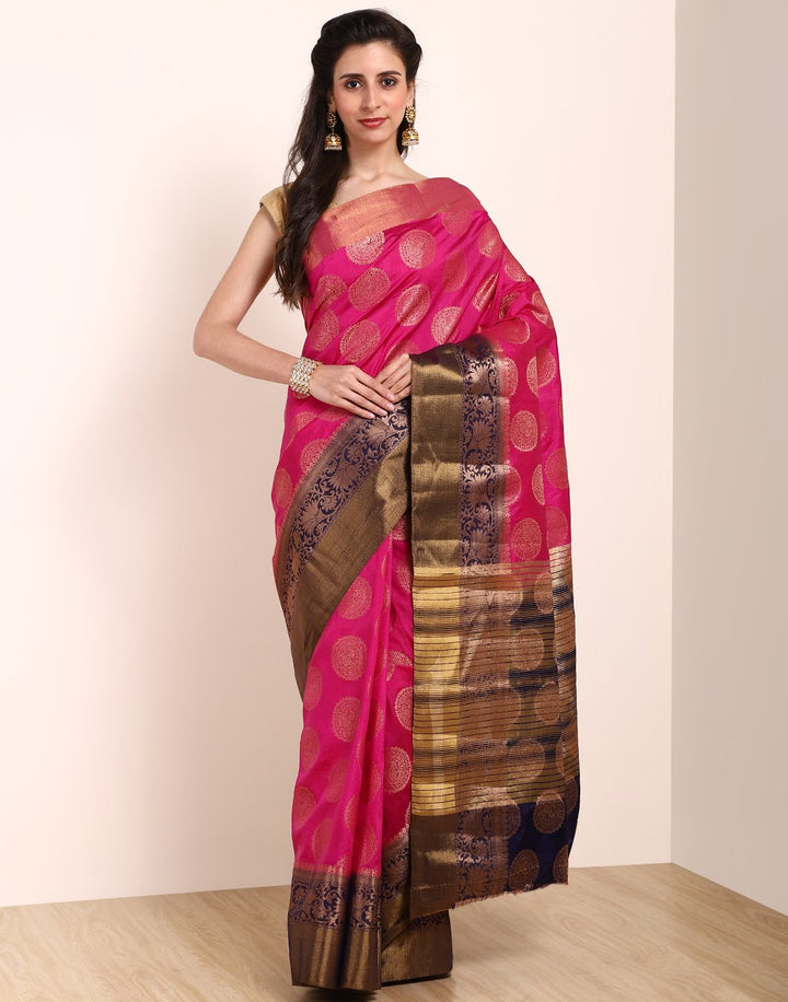 MBZ Meena Bazaar-Art Handloom Saree