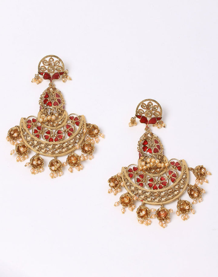 MBZ Meena Bazaar-Gold Plated Earrings