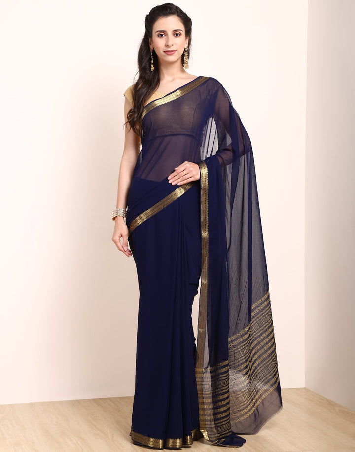 MBZ Meena Bazaar-Art Chiffon Saree