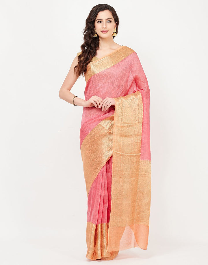 MBZ Meena Bazaar-Cotton Woven Saree