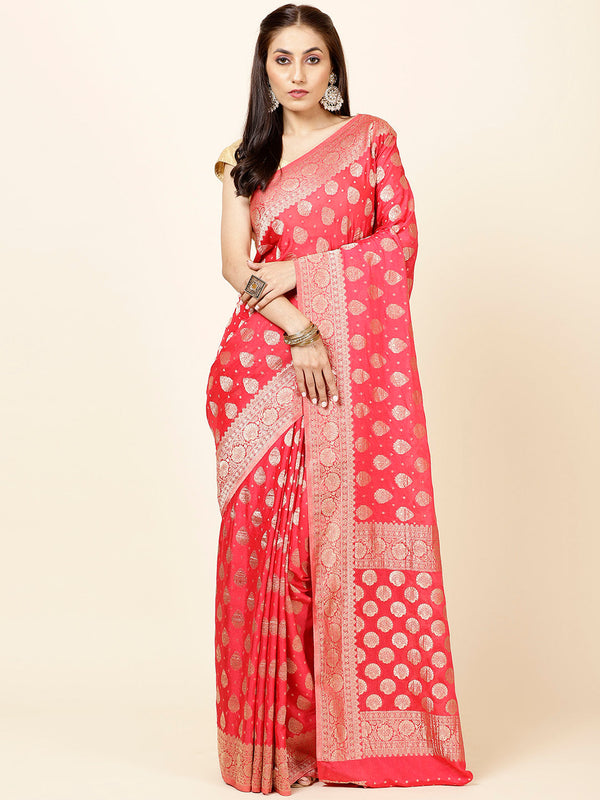 Zari Border Plain Georgette Saree