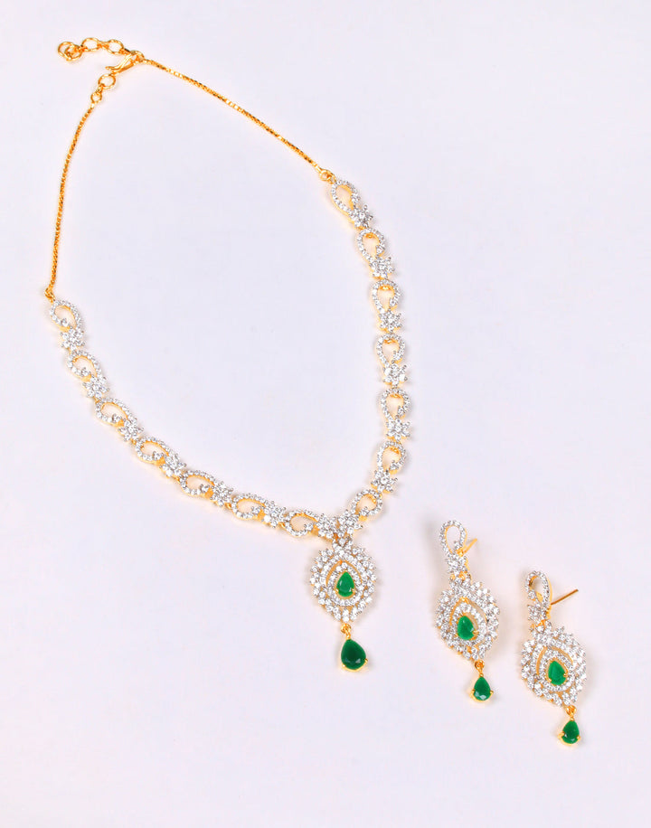 MBZ Meena Bazaar-Beautiful Gold Plated Set