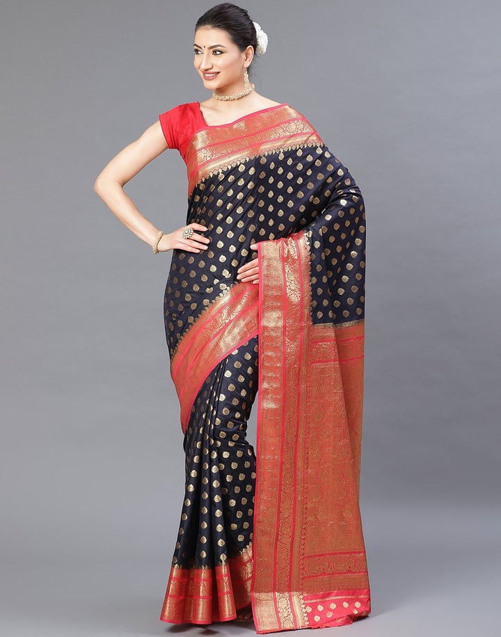MBZ Meena Bazaar-Art Handloom Saree