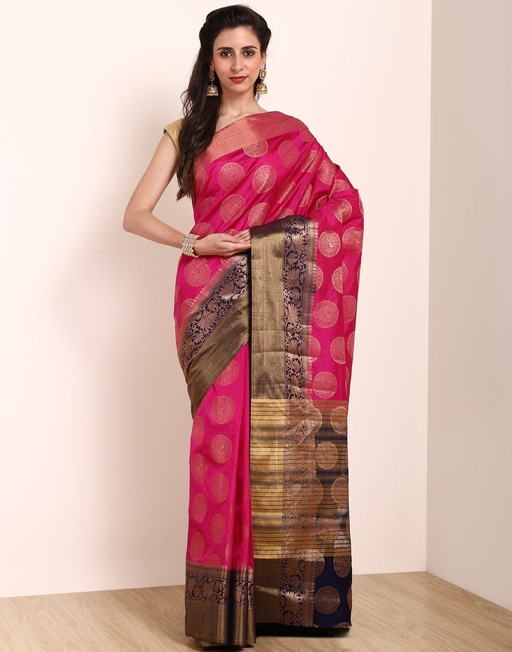 MBZ Meena Bazaar-Art Handloom Saree