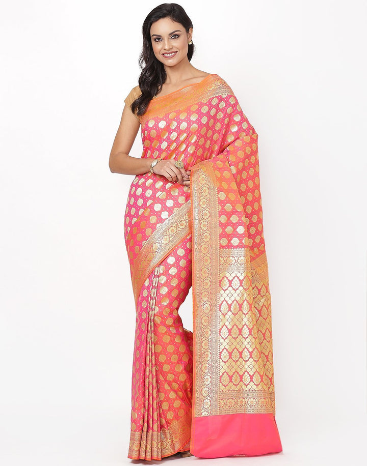 MBZ Meena Bazaar-Banarasi Woven Saree
