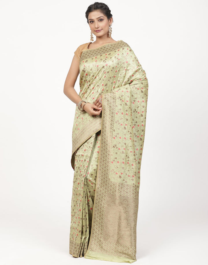 MBZ Meena Bazaar-Banarasi Woven Saree