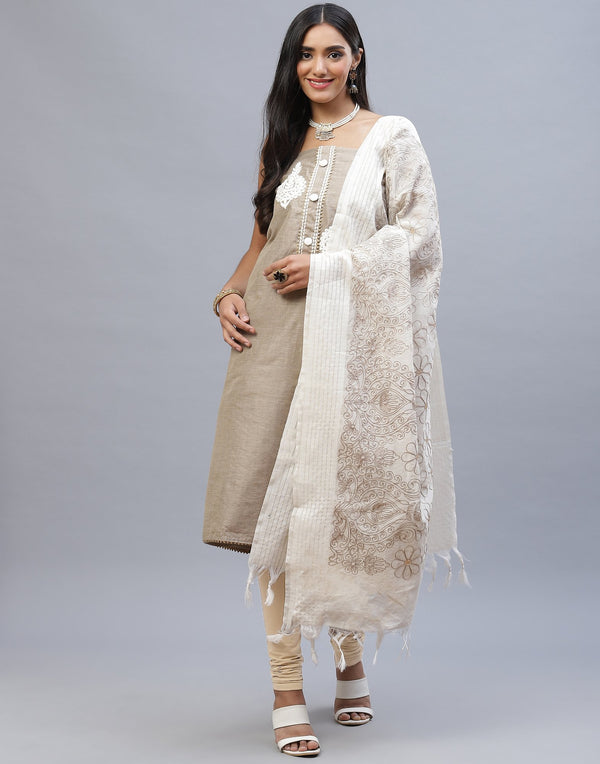 Chanderi Cotton Suit Set