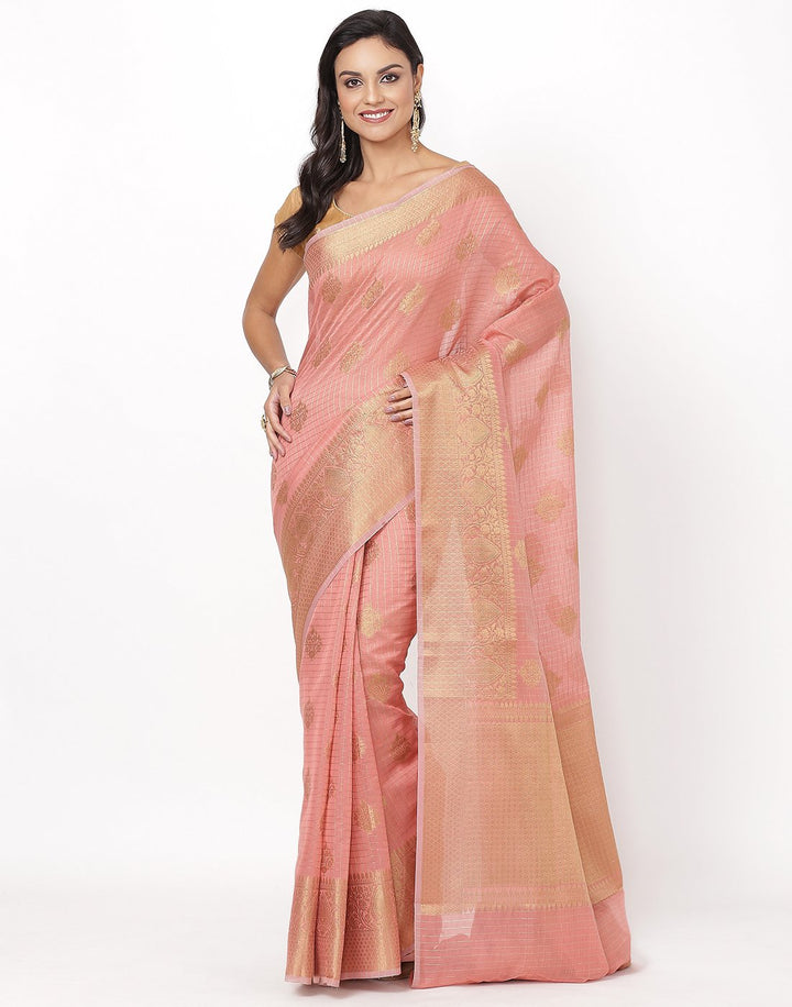 MBZ Meena Bazaar-Cotton Woven Saree