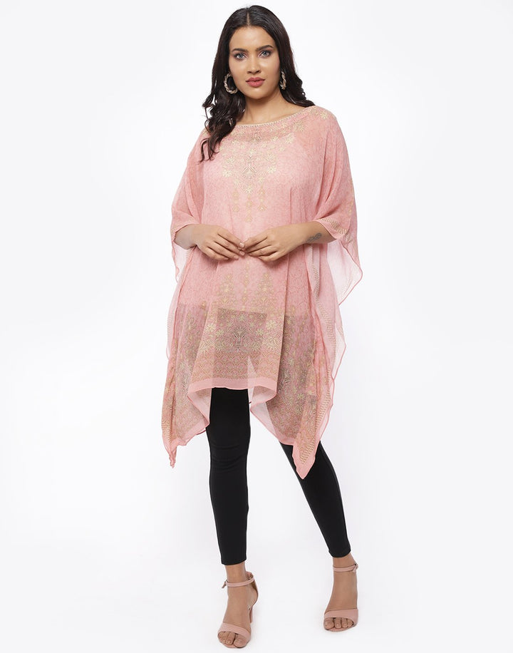 MBZ Meena Bazaar-Georgette Printed Kurti