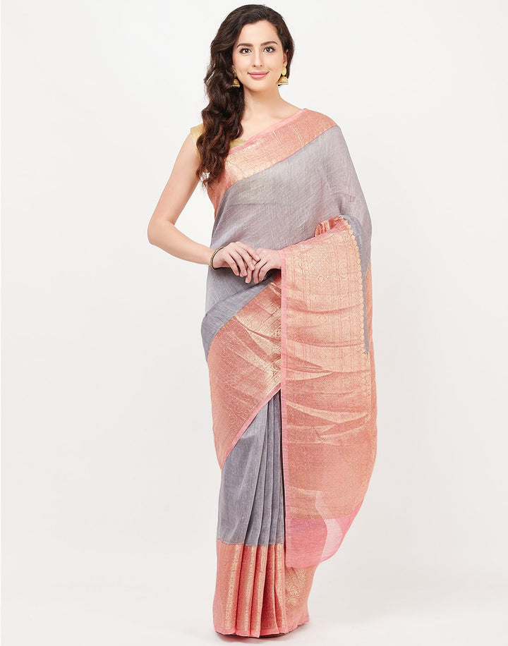 MBZ Meena Bazaar-Cotton Woven Saree