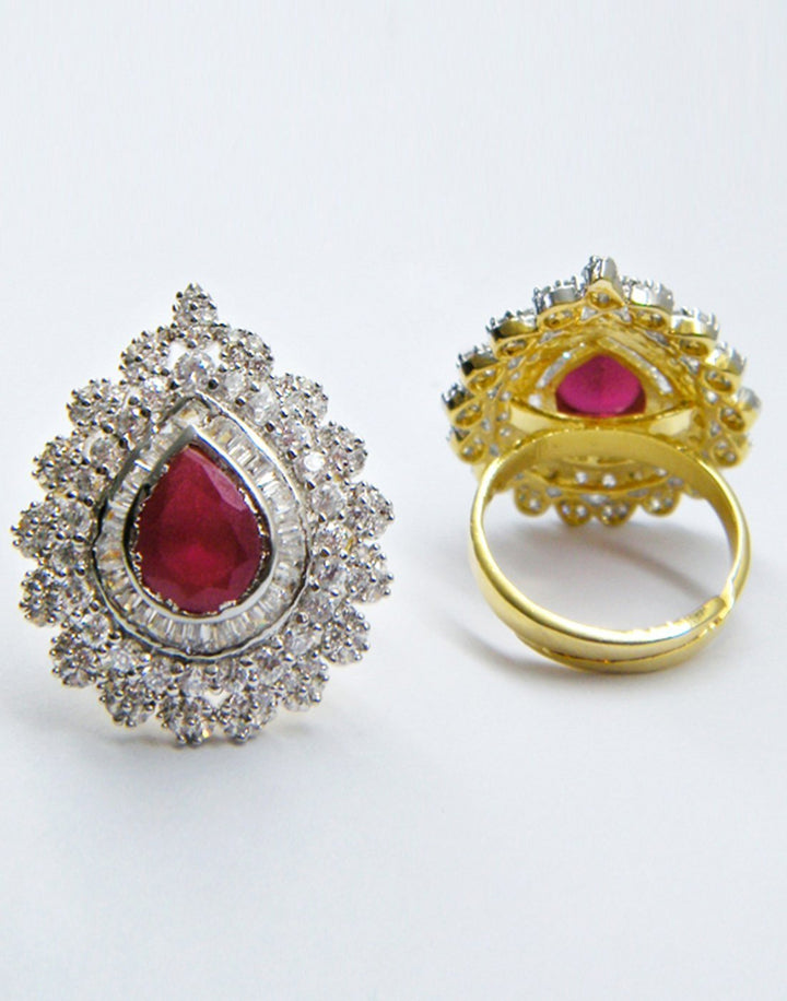 MBZ Meena Bazaar-Beautiful Gold Plated Ring
