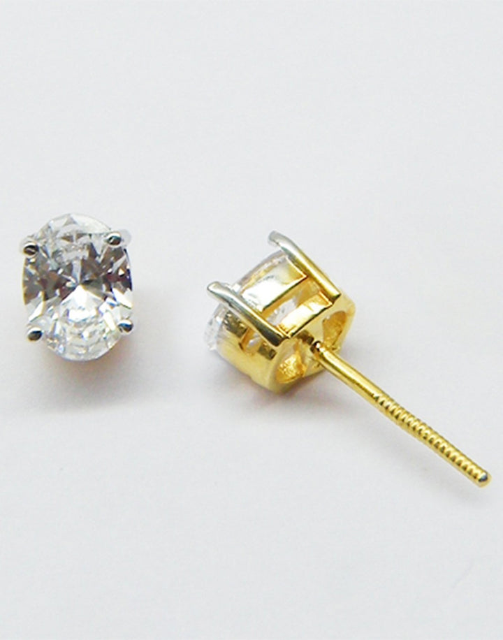 MBZ Meena Bazaar-Beautiful Gold Plated Stud Earrings
