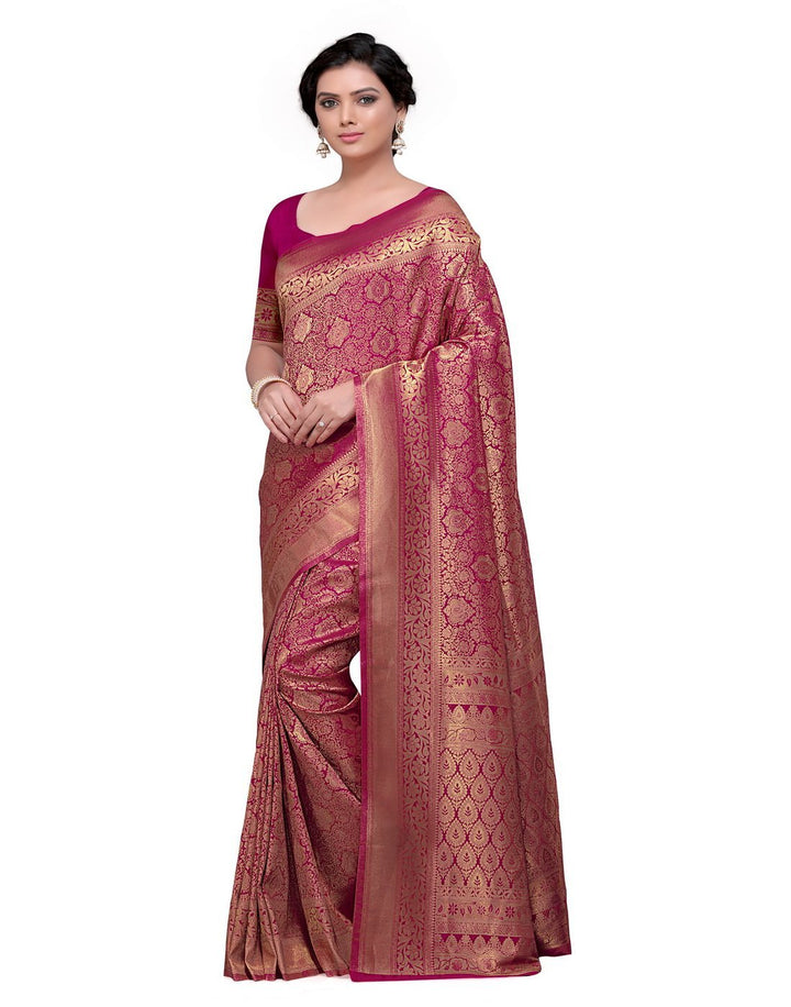 MBZ Meena Bazaar-Rani Art Handloom Saree