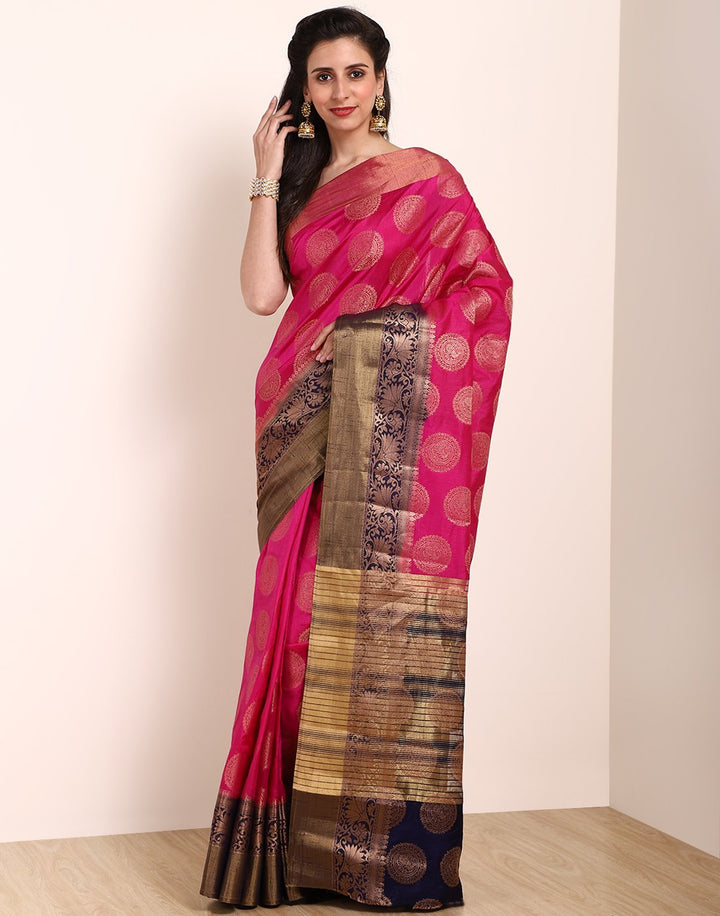MBZ Meena Bazaar-Art Handloom Saree