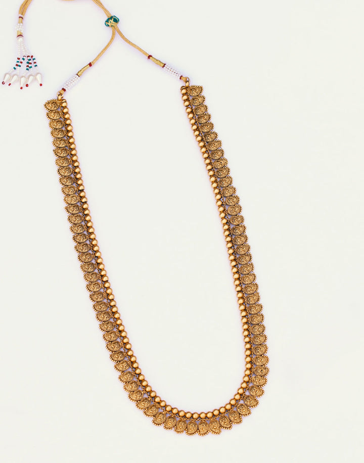 MBZ Meena Bazaar-Traditional Long Set with Earrings