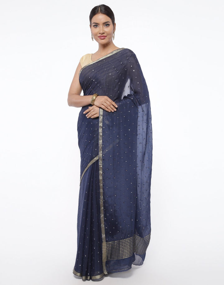 MBZ Meena Bazaar-Art Chiffon Saree