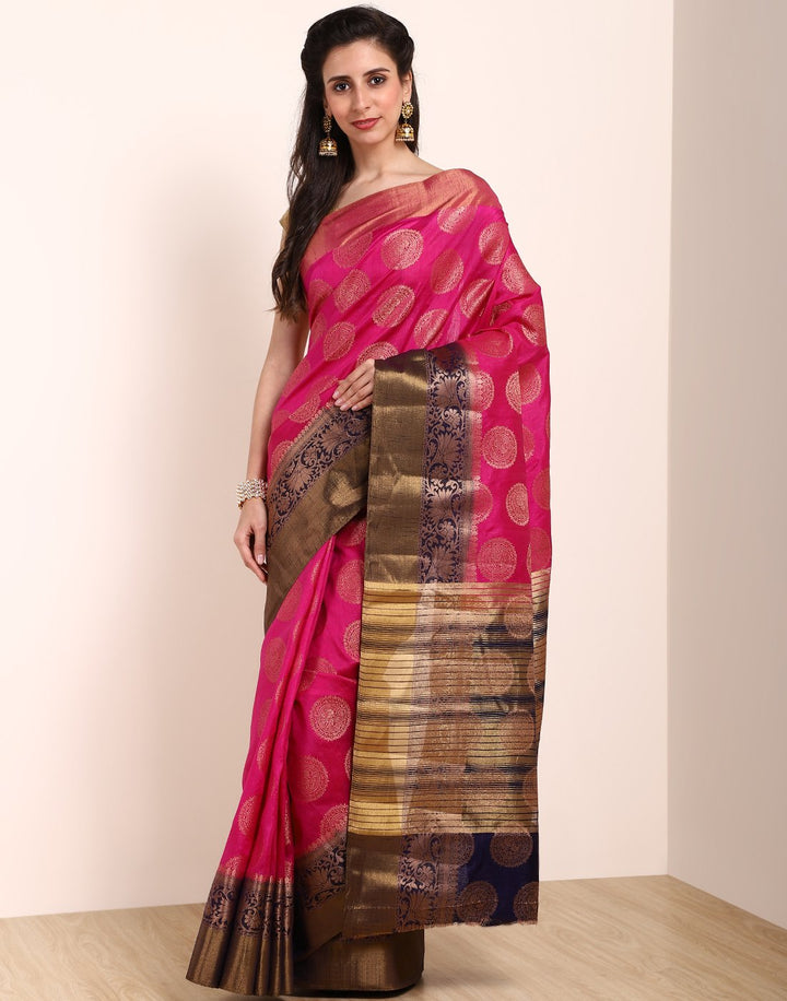 MBZ Meena Bazaar-Art Handloom Saree