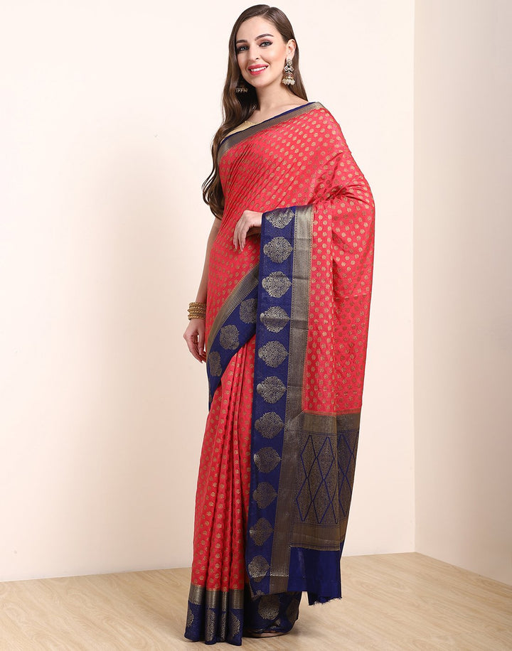 MBZ Meena Bazaar-Rani Art Handloom Saree