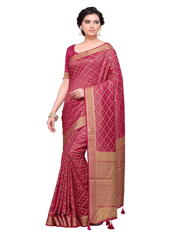 MBZ Meena Bazaar-Art Handloom Saree