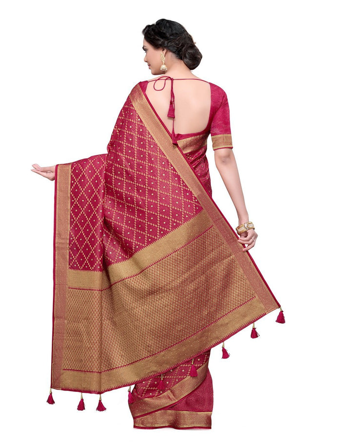 MBZ Meena Bazaar-Art Handloom Saree