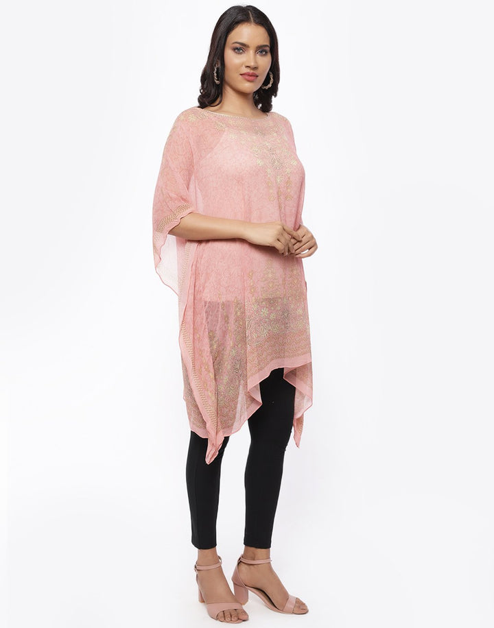 MBZ Meena Bazaar-Georgette Printed Kurti