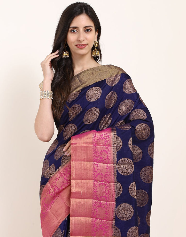 MBZ Meena Bazaar-Art Handloom Saree