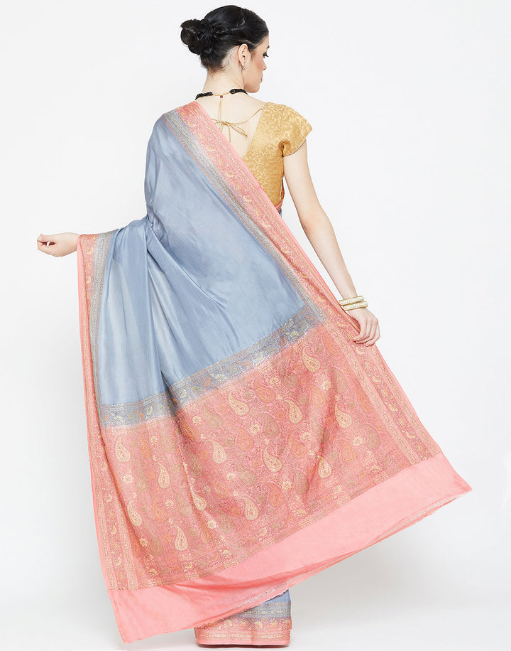 MBZ Meena Bazaar-Woven Tussar Saree