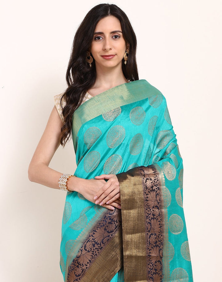 MBZ Meena Bazaar-Art Handloom Saree