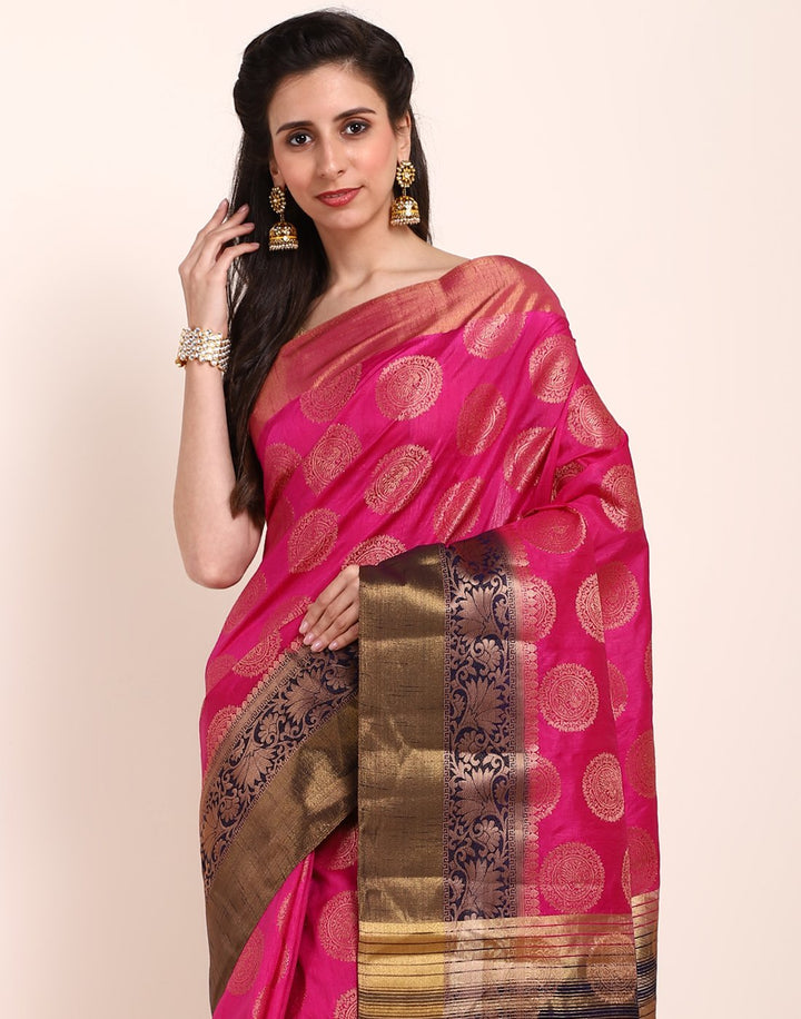 MBZ Meena Bazaar-Art Handloom Saree