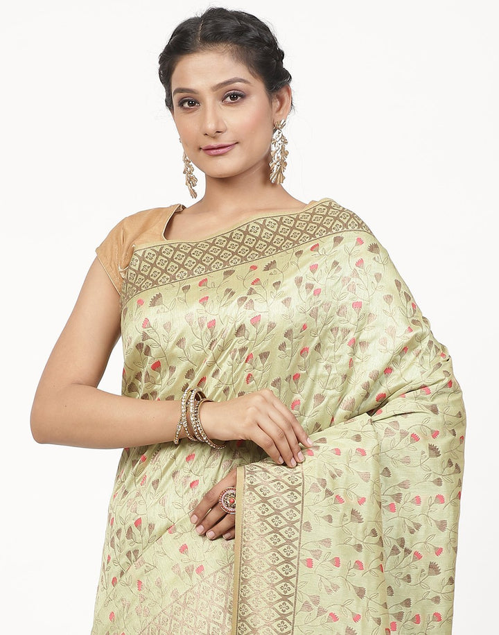 MBZ Meena Bazaar-Banarasi Woven Saree