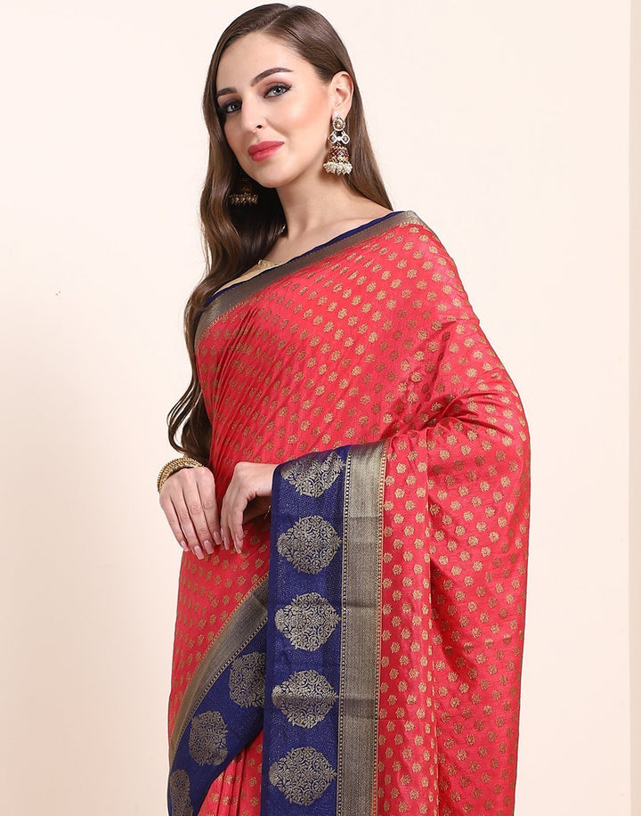 MBZ Meena Bazaar-Rani Art Handloom Saree