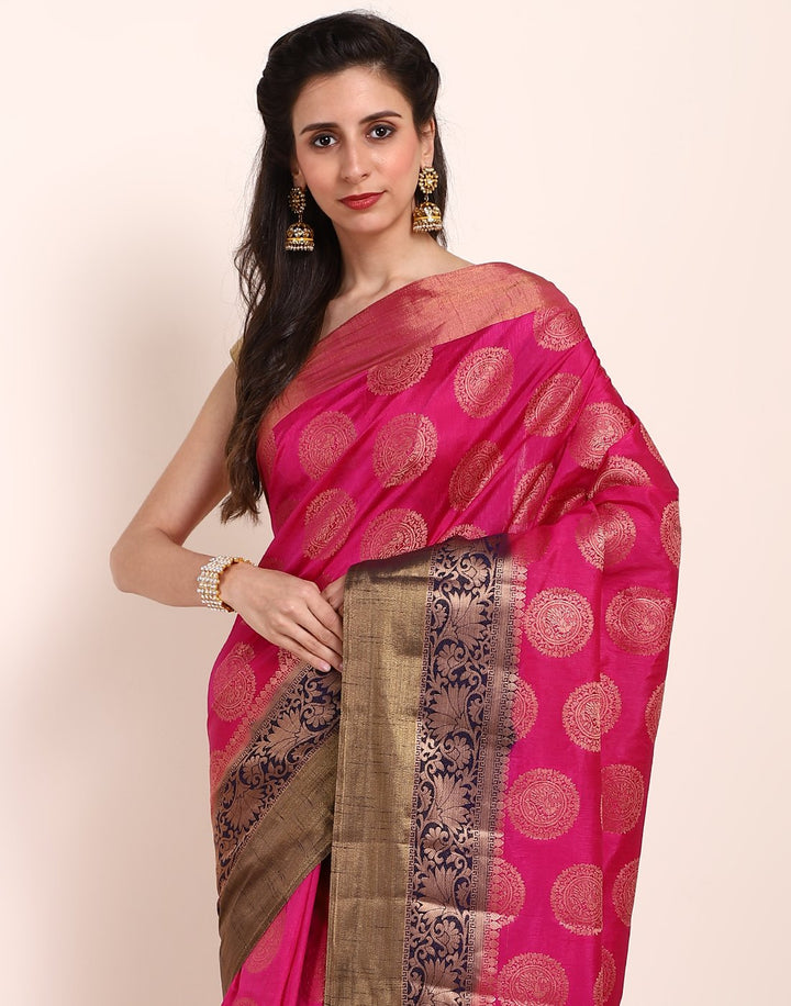 MBZ Meena Bazaar-Art Handloom Saree