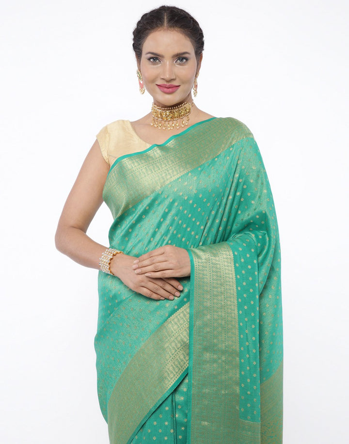 MBZ Meena Bazaar-Woven Art Handloom Saree