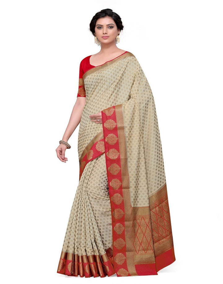 MBZ Meena Bazaar-Rani Art Handloom Saree