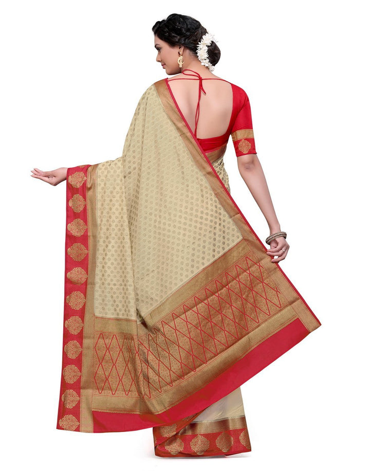 MBZ Meena Bazaar-Rani Art Handloom Saree