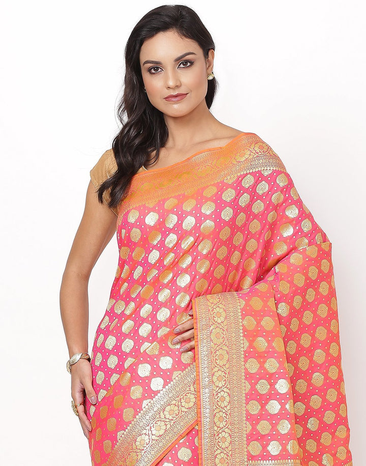 MBZ Meena Bazaar-Banarasi Woven Saree